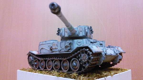 Танк из картона. PzKpfw VI Tiger (P).100% самопил. papercraft, модели танков из бумаги, модели из картона, длиннопост