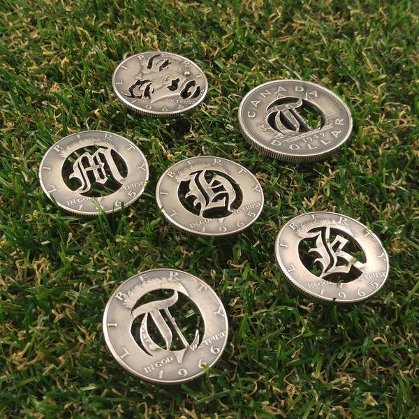 Необычные поделки из монет своими руками, кольцо, монета, браслет, серебро, серьги, гифка, длиннопост