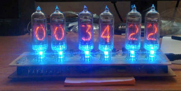 Газоразрядный индикатор часы своими руками 716