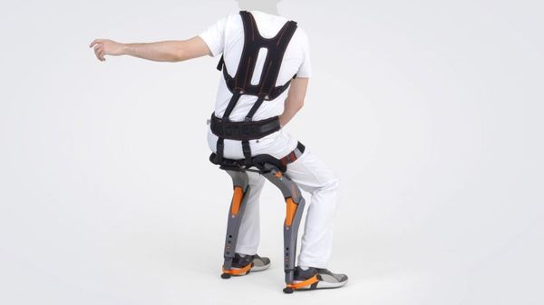 Экзоскелет-стул для людей, работающих на ногах экзоскелет, помощь, технологии, длиннопост