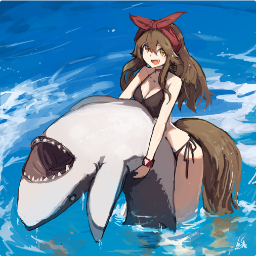 Shark rule 34. Tsana lansane. Акула тян.