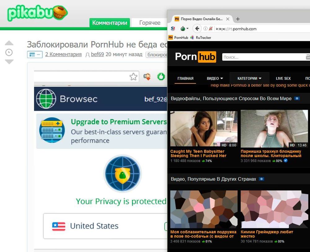 Заблокировали PornHub не беда есть же расширение для Гугл Хром | Пикабу