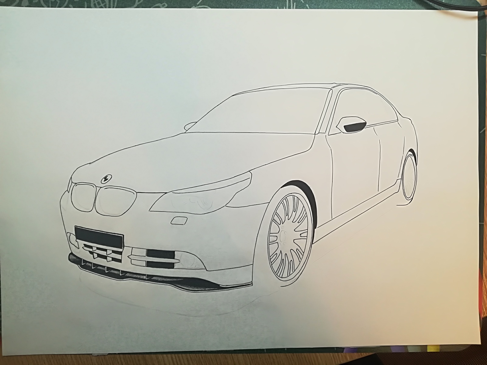 BMW 5-Series Sedan (E60) Blueprints Vector Drawing 2003 bmw 5-series
e61 touring wagon v2 blueprints free