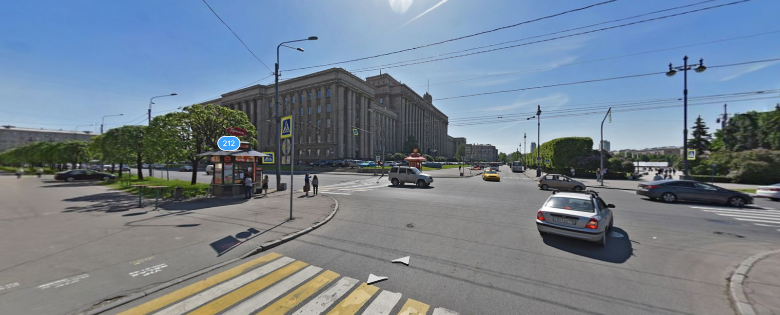 Прошлое рядом. Санкт-Петербург, Демонстрационный проезд, вид на Дом советов.  Проходил мимо, вспомнил фотку КВ, сделал фотошоп. | Пикабу