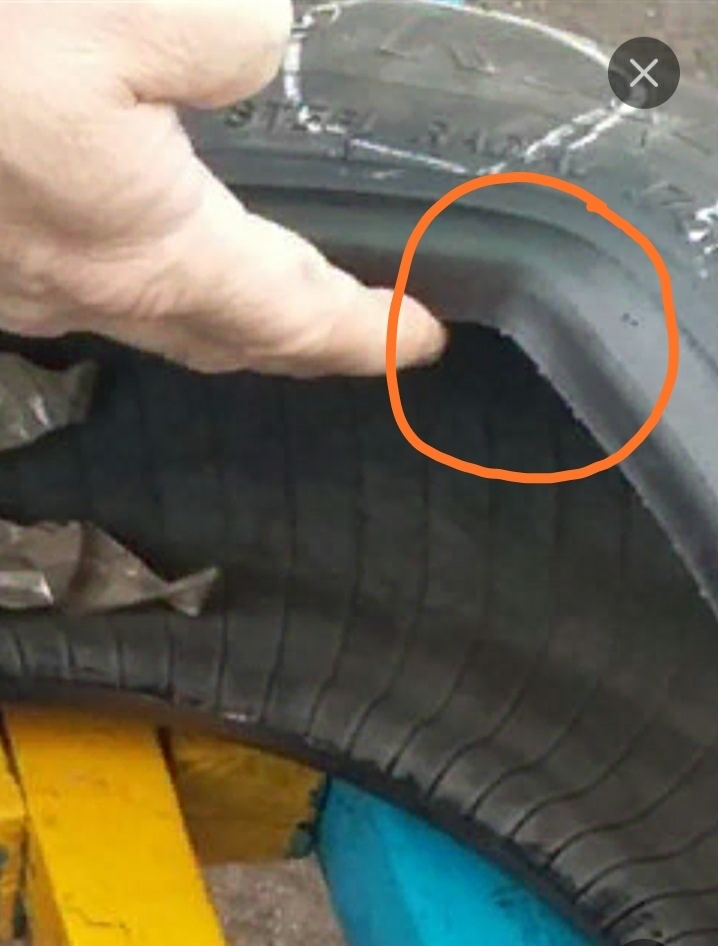 Порван корд на покрышек КАМА | Пикабу