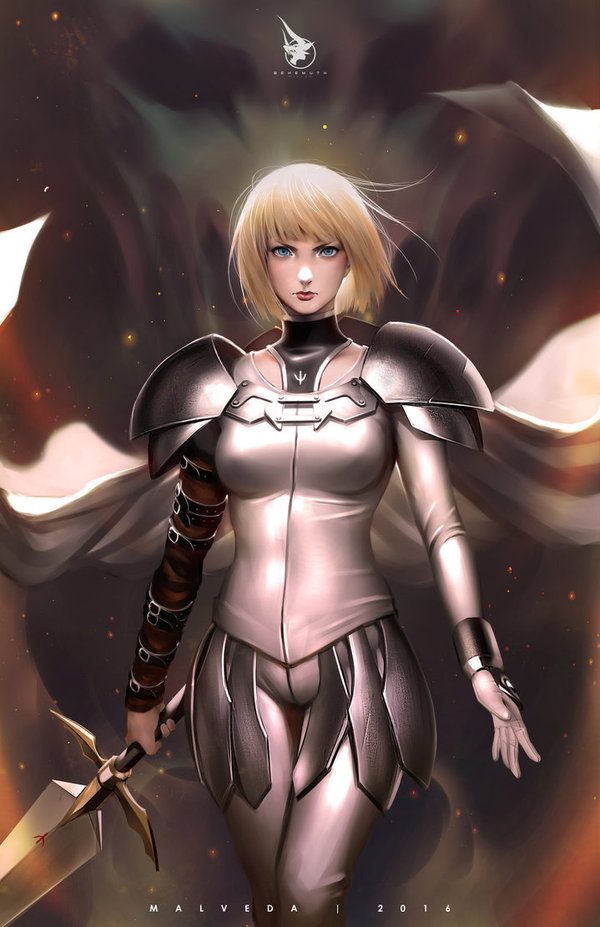 Clare - Anime art, Anime, Claymore, Clare