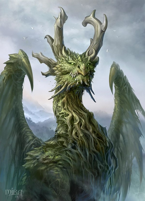 Forest dragon. - Art, Fantasy, Images, , The Dragon