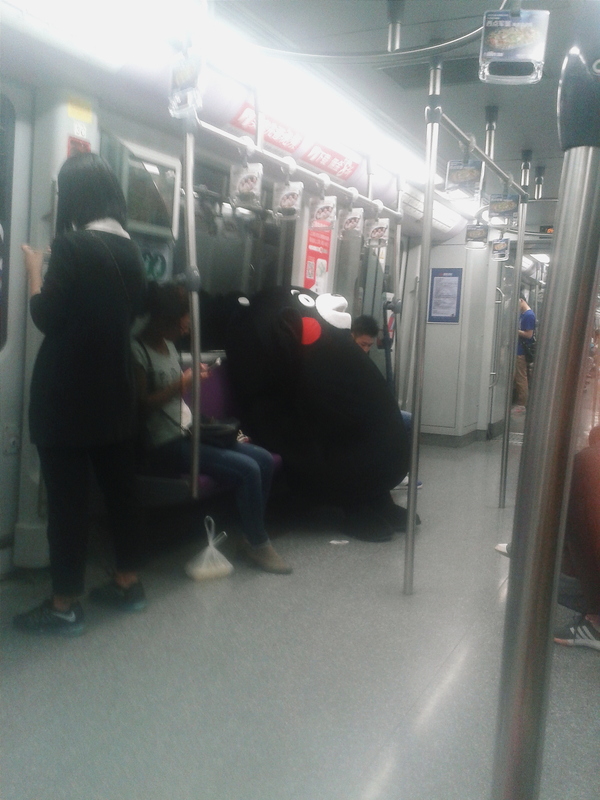 Meanwhile on the Shanghai subway - My, Metro, 