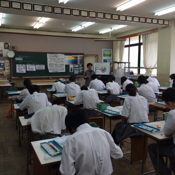 Drawing class at a regular high school in Japan - Japan, School, Drawing lessons, Other planet, Longpost, Children, Education