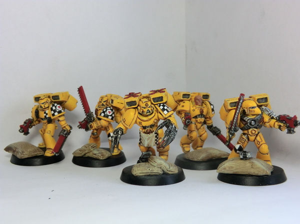 Stormtroopers of the Order of the Lamenters - My, Warhammer 40k, Adeptus Astartes, Lamenters, Miniature, Painting, Space Marine, Cry, Longpost