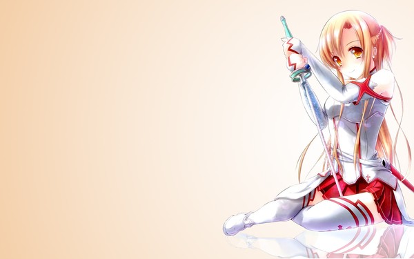 Asuna - Anime, Anime art, Zettai ryouiki, Asuna yuuki, Sword Art Online