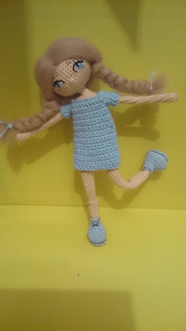We warm ourselves - Girl, Doll, Knitting, Knitting to order, Author's toy, Toys, With your own hands, Longpost