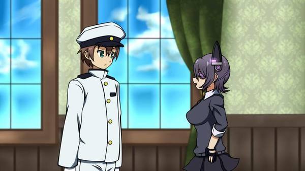 Teitoku and Tenryuu (KanColle x KonoSuba crossover) - Kantai collection, Anime art, Tenryuu, Teitoku, , Konosuba, Crossover, Longpost