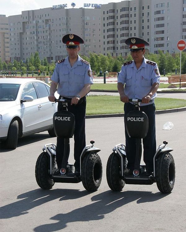 Kazakh police keep up with the times.... - My, Astana, Police, Booty, Innovations, Kazakhstan