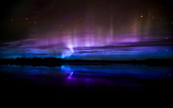 northern Lights - Polar Lights, Photo, Night, Stars