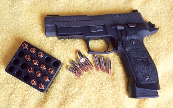 SIG SAUER R226 and humane cartridges - Weapon, My, Cartridges