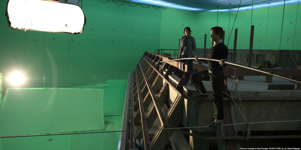 The special effects of the film The Walk (part 1) - Longpost, Joseph Gordon-Levitt, Photos from filming, Chromakey, Special effects, Walk, Scene from the movie, Movies