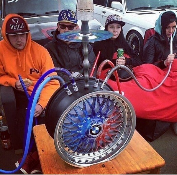 Курили через колесо ?