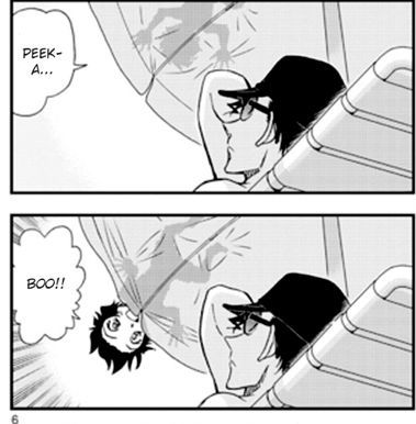 Peekaboo in the manga O_O - Peekaboo, Manga, Detective Conan