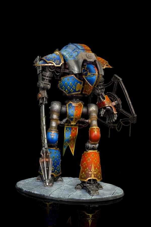 Imperial Knight Cerastus - Warhammer 40k, Longpost, Modeling, Imperial knight, , Painting