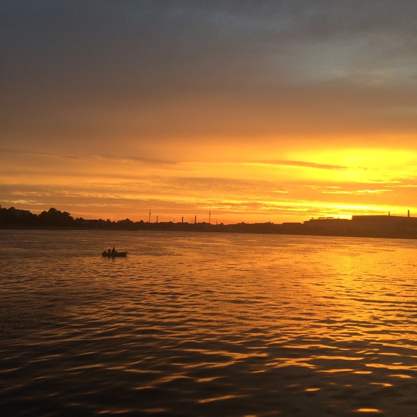 Peter, end of August. - My, Fishermen, Saint Petersburg, Sunset, Fisherman