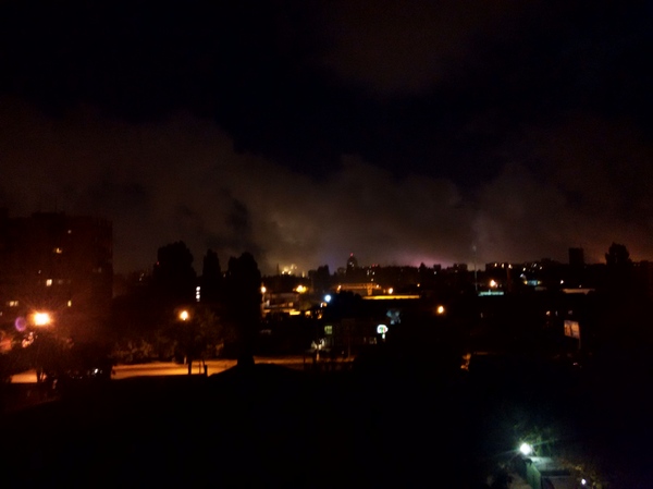 Apocalypse - My, Thunderstorm, Balcony, Odessa, Night, Telephone