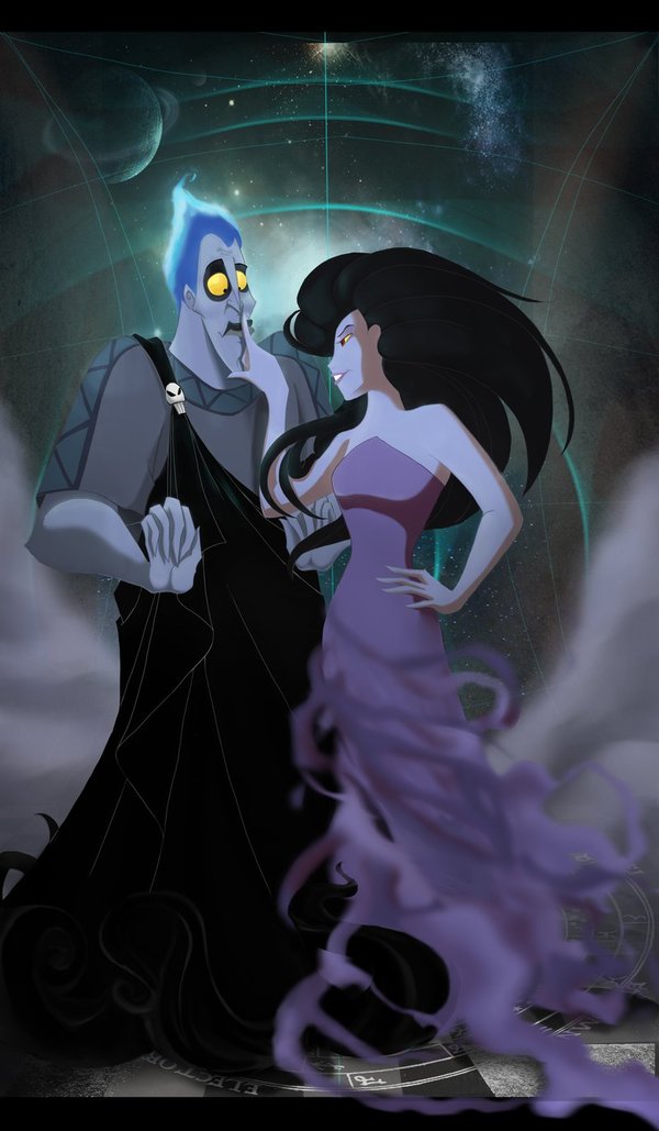 Would make a wonderful couple... - Hercules, Hades, Fan art, Eris, Sinbad Legend of the Seven Seas