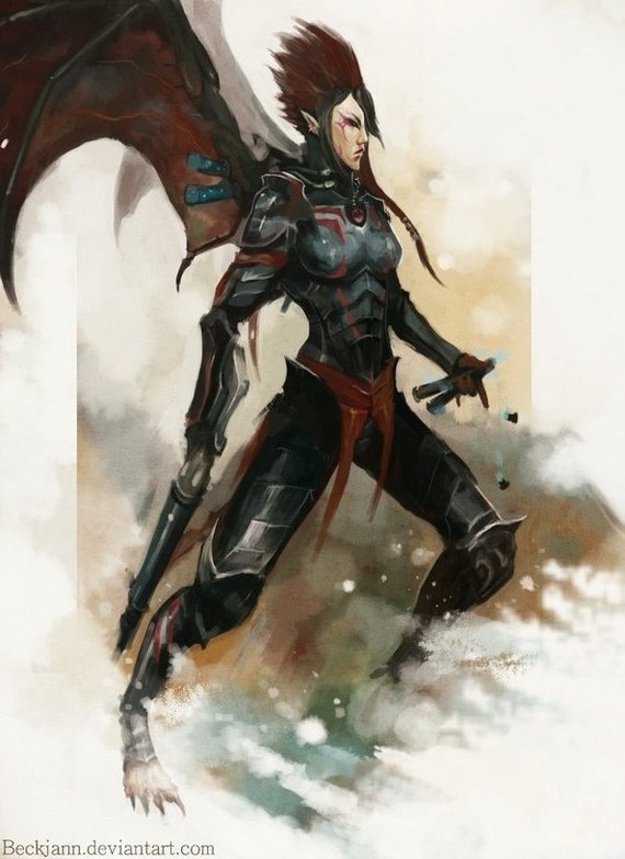 Scourgers. - Warhammer 40k, Warhammer, Dark eldar, Information, Longpost