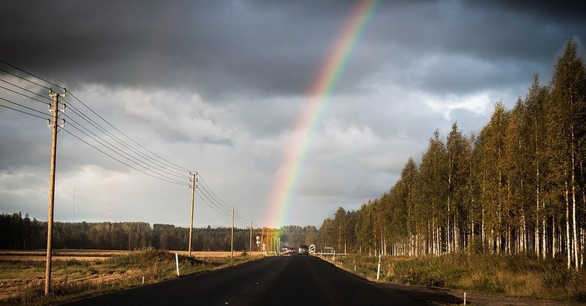 Начало радуги фото