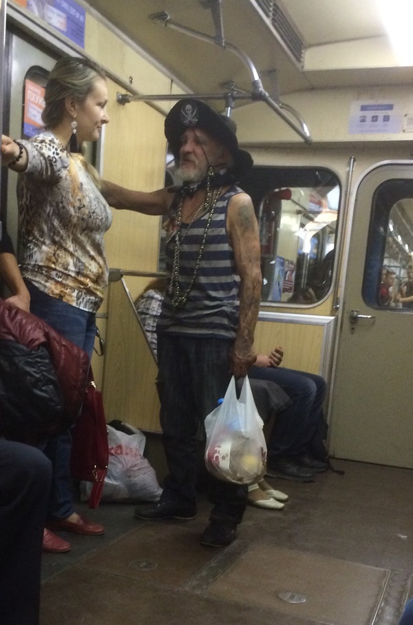 Whom you will not meet in the subway - My, Novosibirsk, Metro, Pirates