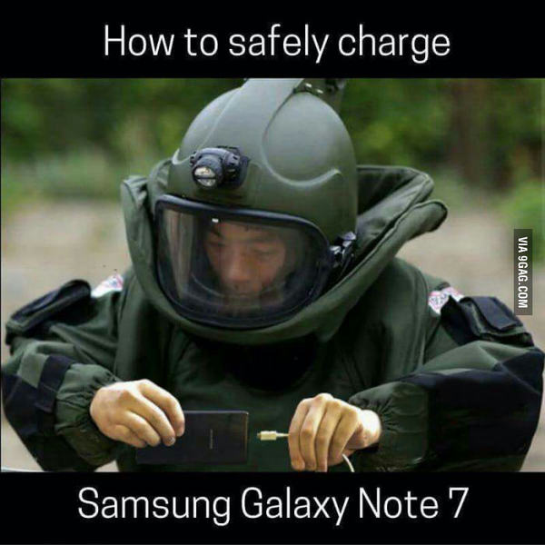 How to safely charge your Samsung Galaxy Note 7 - Telephone, Battery, Explosion, Samsung