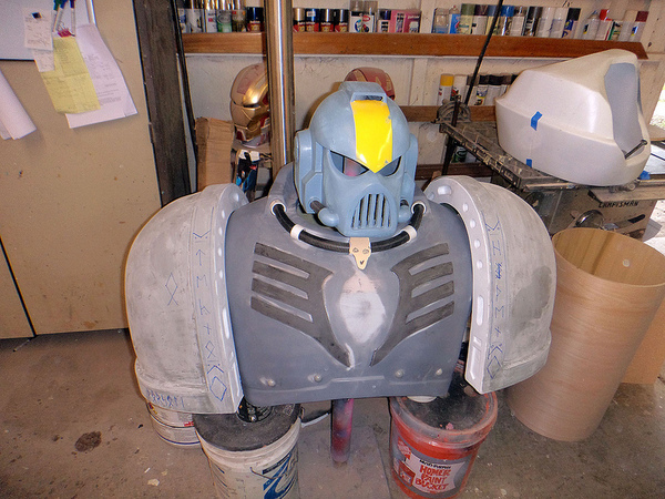 Creation of space wolf armor part 2 - Warhammer 40k, Craft, Cosplay, , Armor, Space wolves, Longpost