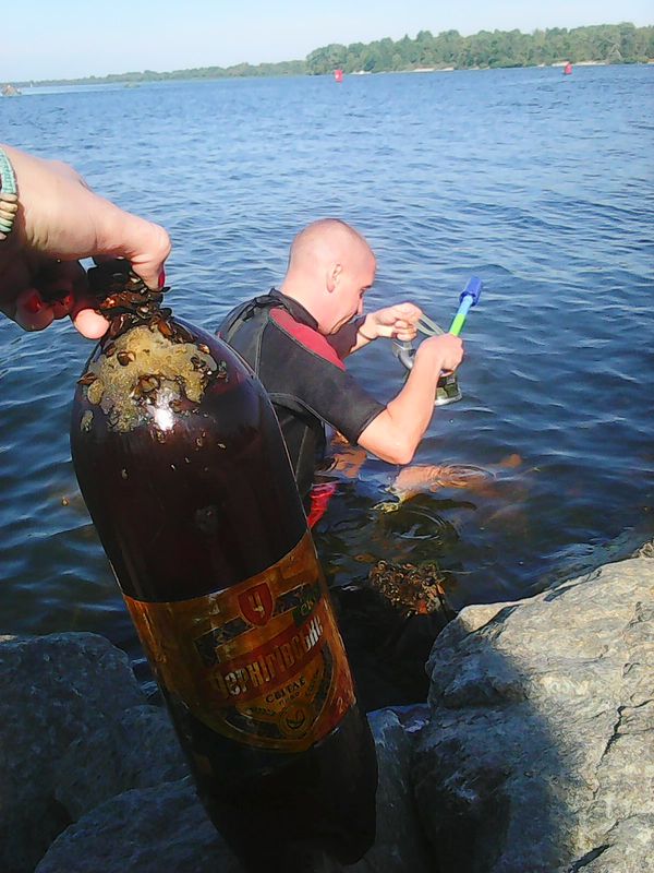 The story of one bottle of beer... - Crayfish, Humor, Beer, My, Story, Longpost