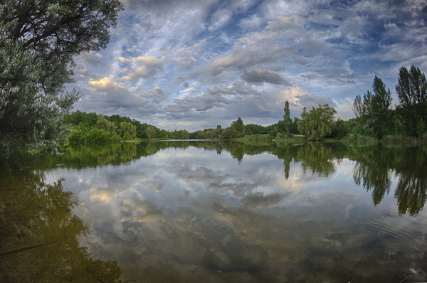 Piece of summer... - My, Summer, Sunset, Gorlovka, Photo, My, Landscape