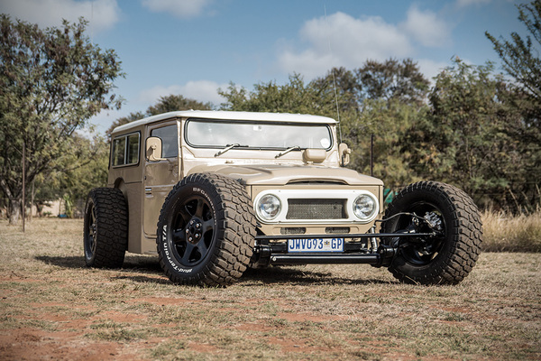 1976 Toyota Land Cruiser FJ40 Hot Rod - My, Hot Rod, Tuning, Auto, Toyota, Toyota Land Cruiser, Land cruiser, Old school, SUV, Longpost