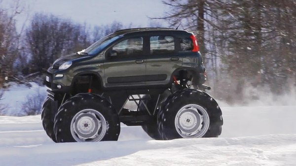 Fiat Panda 4x4 Monster Truck - Fiat, Monster truck, ВКонтакте, Видео