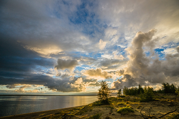 Clouds over Kotuy - My, Photo, Landscape, 