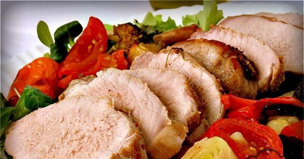 Мясо с овощами в духовке рецепт с фото из свинины