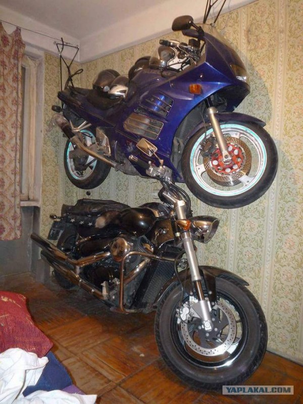 Motorcycle storage system - Motorcycles, Garage, Apartment, Storage, Moto