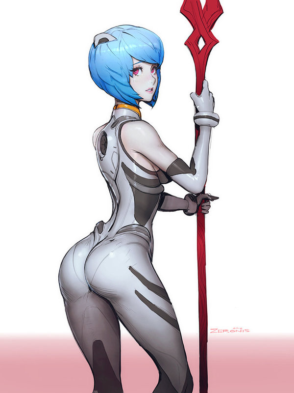 Rei from Evangelion , , Anime Art, Evangelion, Zeronis, Rei Ayanami