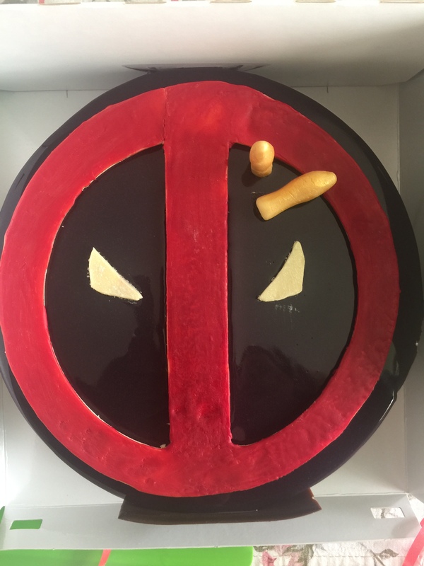 And at 27 another child! - Deadpool, Birthday, My, Longpost, Cake