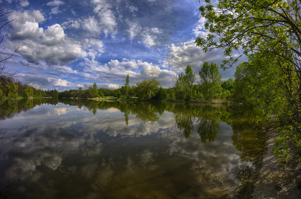 A piece of late spring - My, My, Photo, Landscape, Gorlovka, Spring