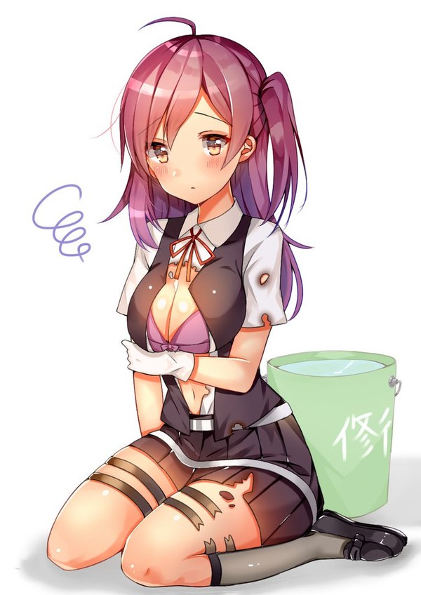 Hagikaze - Anime, Kantai collection, Hagikaze, Anime art