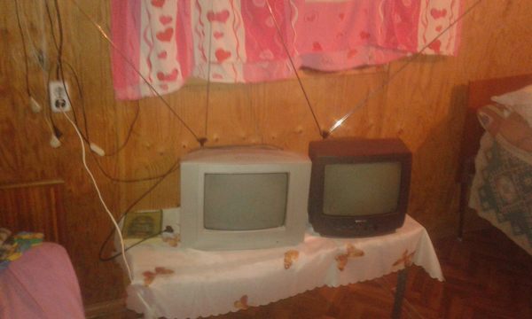 I came to a friend's dacha, and he has two TVs. - , My, Dacha, 