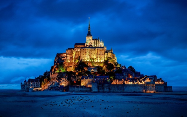 Mont Saint-Michel, Normandy. - Photo, Country, France, Mont Saint Michel