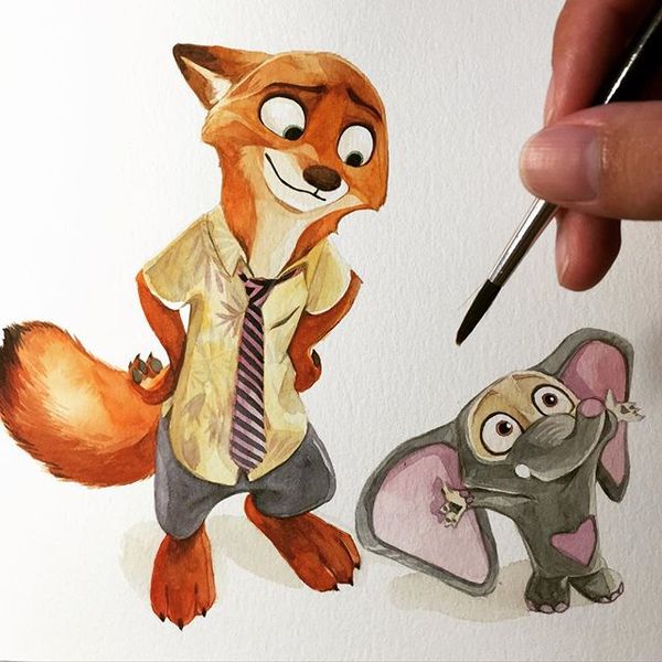 Zootopia drawing - Zootopia, Zootopia, Nick wilde, Finnick, , , Drawing, Finnick the Fennec