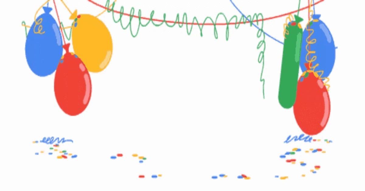 Рождение гугла. С днём рождения поисковой системы гугл. День рождения поисковой системы Google картинки. Google гифки с днём рождения. Гугл дудл день рождения.