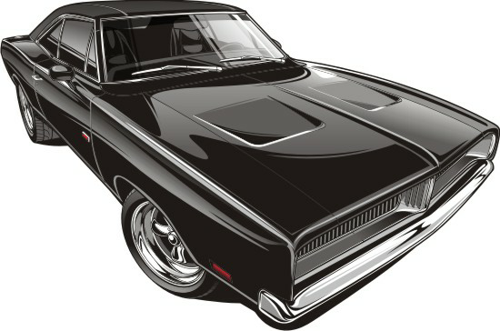 Americano - Images, Auto, Art, Longpost, Muscle car