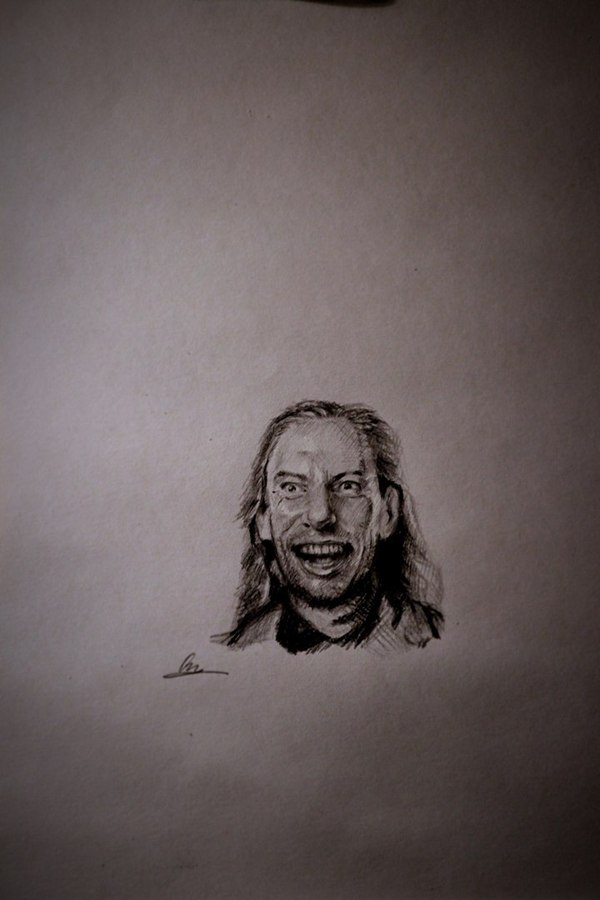 Have you seen this man ? - My, , Twin Peaks, Bob, Beans, Drawing, Art, Pencil drawing