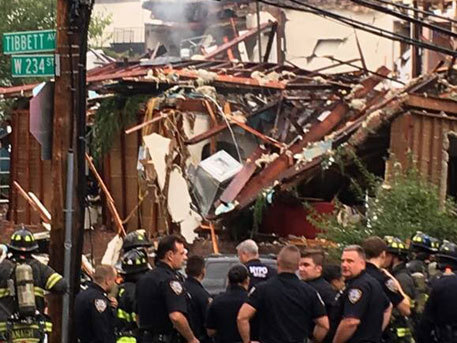 A powerful explosion rocked in New York: a residential building was destroyed - Events, Incident, USA, New York, Bronx, Explosion, House, Tvzvezdaru
